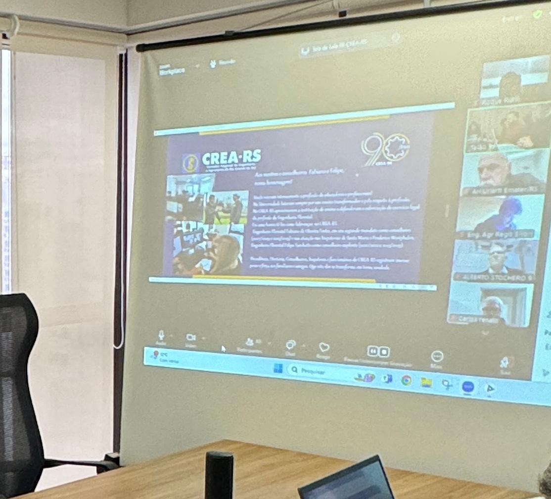 Homenagem aos conselheiros da Câmara de Engenharia Florestal, que foram assassinados em julho